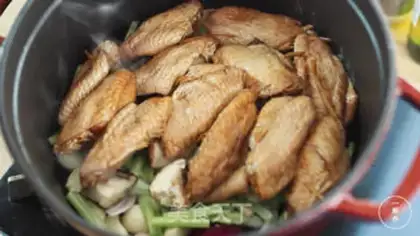 Make Chicken wings step 4