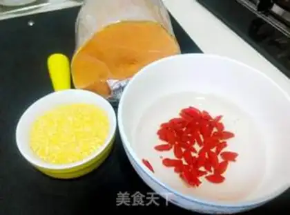 Make Pumpkin corn dumplings step 0