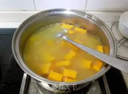 Make Pumpkin corn dumplings step 2