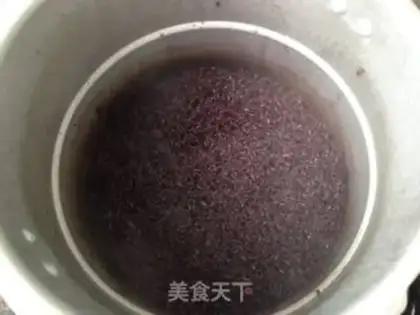 Make Black rice rice toast step 1