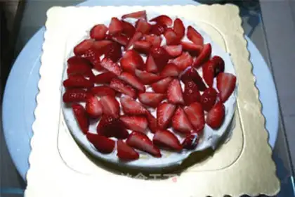 Make Eight-inch bath princess cake step 11