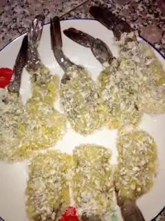 Make Cheese juice, veggie shrimp step 2