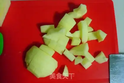 Make Apple rice porridge step 0