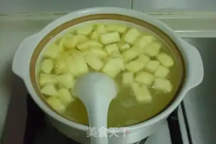 Make Apple rice porridge step 2