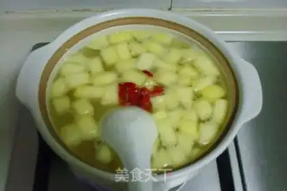 Make Apple rice porridge step 3