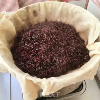 Make Black rice pineapple step 2