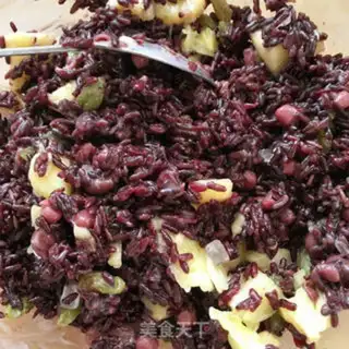 Make Black rice pineapple step 8
