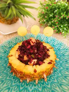 Make Black rice pineapple step 9