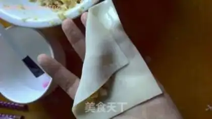 Make Spring rolls step 1