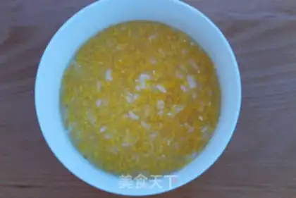 Make Nutritional corn porridge step 5