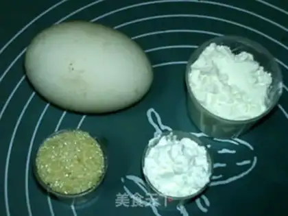 Make Goose eggs, French sponge cake step 0