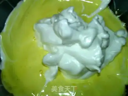 Make Goose eggs, French sponge cake step 7