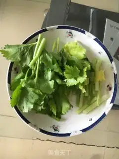 Make Five-flower celery step 1
