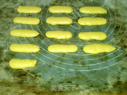 Make Goose eggs, yellow fingers step 6