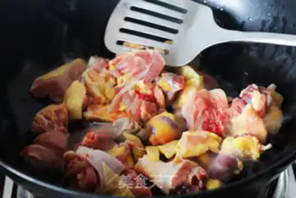 Make Chicken stew mushrooms step 5