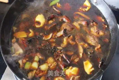 Make Chicken stew mushrooms step 8