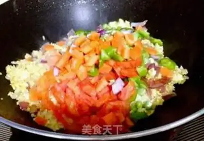 Make Vegetable cheese omelet step 13