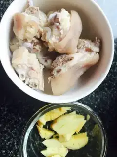 Make Pig-foot ginger step 0