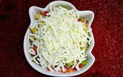 Make Vegetable cheese omelet step 17