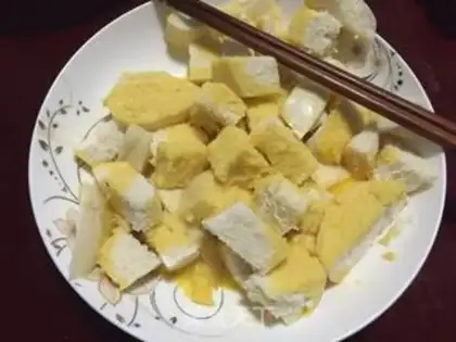 Make Fried buns step 1
