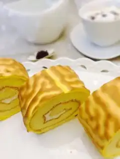 Make Tiger cake step 29