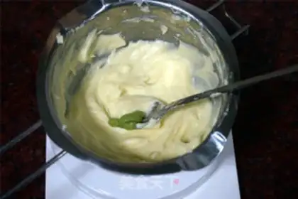 Make A mustard cheese mouth step 5