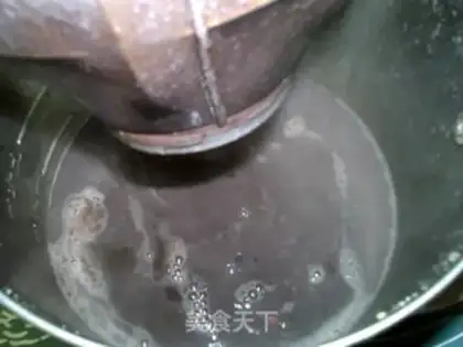 Make Three black rice paste step 11