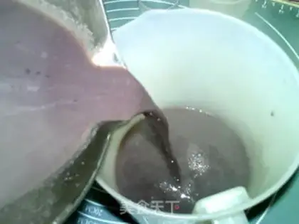 Make Three black rice paste step 12