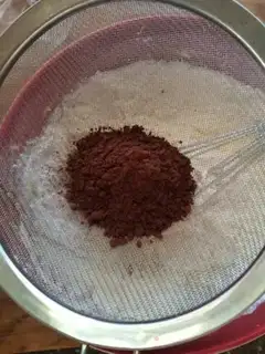 Make walnut chocolate handmade cookies step 2
