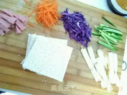 Make Vegetable toast step 2