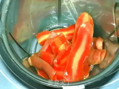 Make Carrot shake step 4