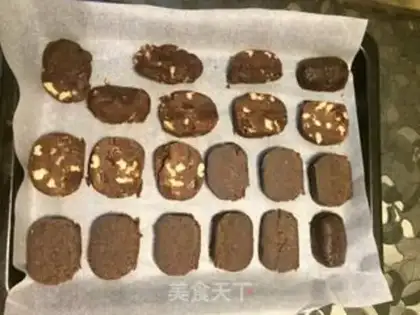 Make walnut chocolate handmade cookies step 10