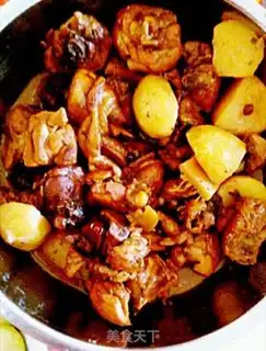 Make Potato chicken step 2