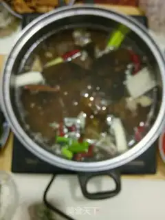 Make Chicken soup mushroom hotpot step 6
