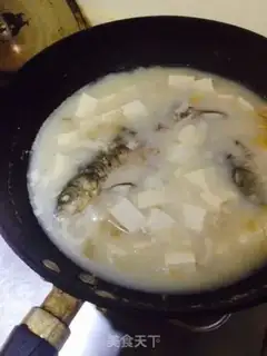 Make The tofu soup of the white fish step 9
