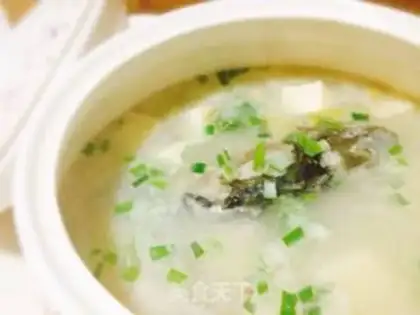 Make The tofu soup of the white fish step 10