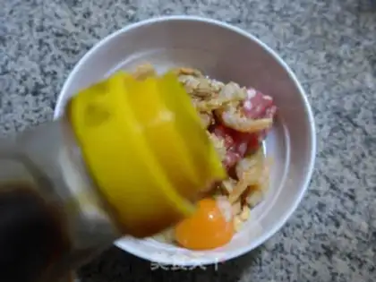 Make Eggs start steaming meat step 4