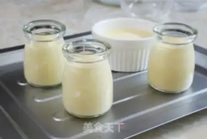 Make French caramel pudding step 5