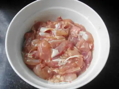 Make ♪ Zen-dry-muck-fried chicken ♪ step 1