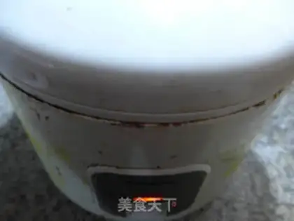 Make Eggs start steaming meat step 9