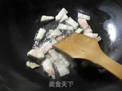 Make Scrambled bean poach step 1