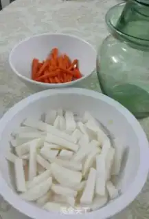 Make Korean pickles step 1