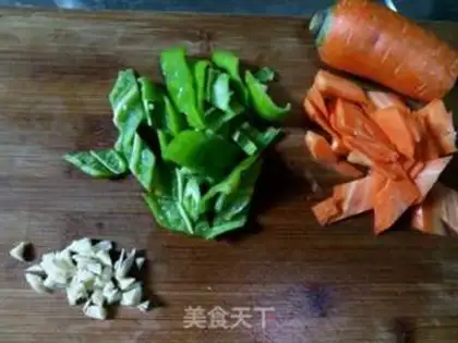 Make The apricot mushrooms step 1