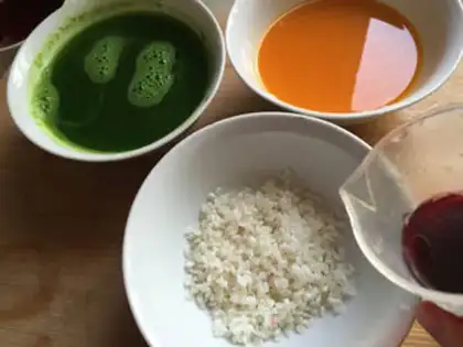 Make Colour rice group step 1