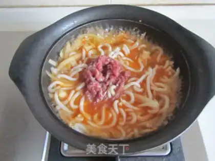 Make Pickle beef oatmeal step 6