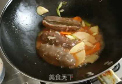Make Soy sauce, sea cucumber step 7