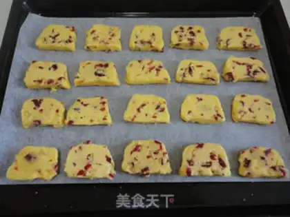 Make Cranberry cookies step 9