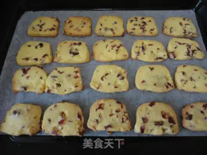 Make Cranberry cookies step 10
