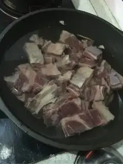 Make Spicy red rib burn step 1
