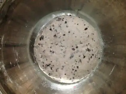 Make Black rice buns step 4